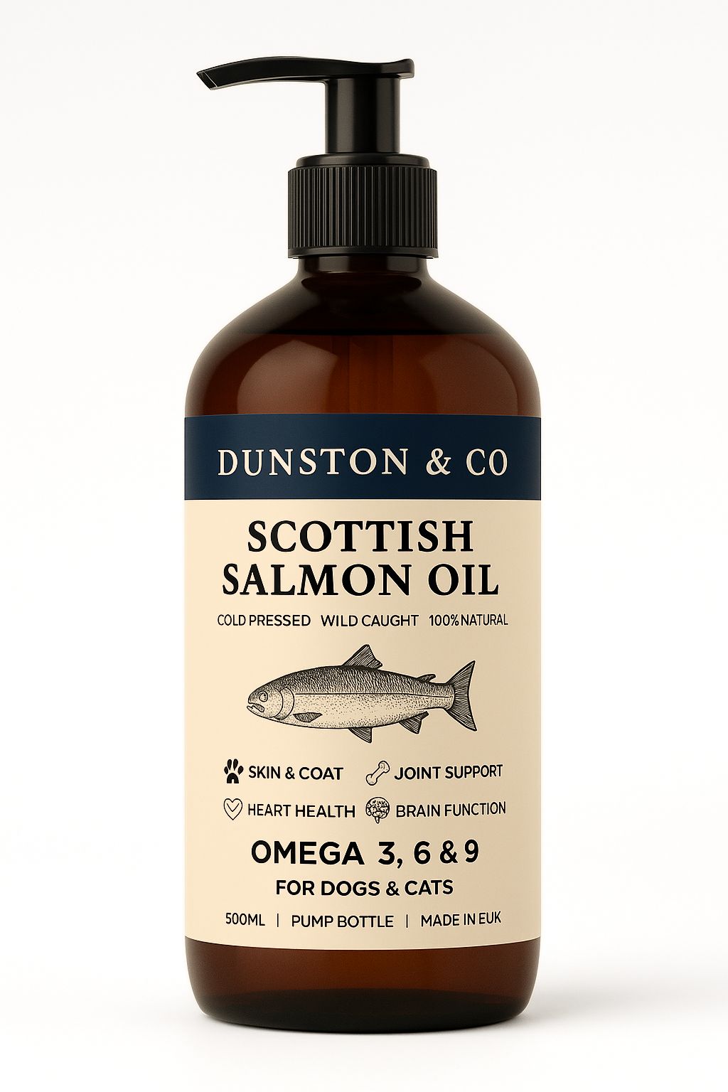 Dunston & Co Pure Natural Scottish Salmon Oil